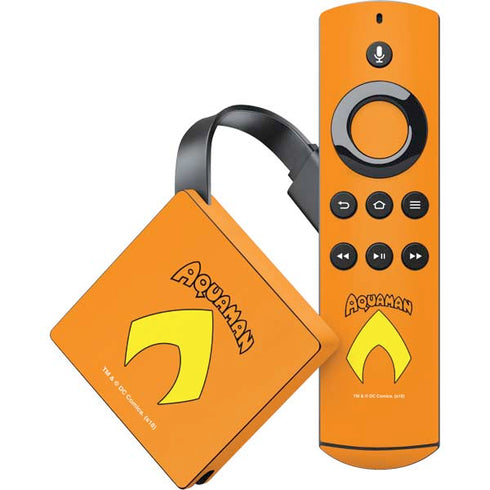 DC Comics Aquaman Classic Logo Amazon Fire TV Skin