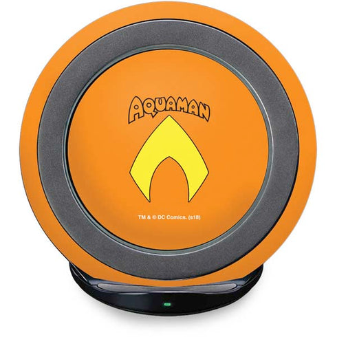 DC Comics Aquaman Classic Logo Fast Charge Wireless Charging Stand Skin