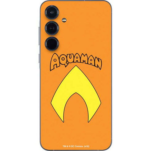 DC Comics Aquaman Classic Logo Galaxy A36 5G Skin
