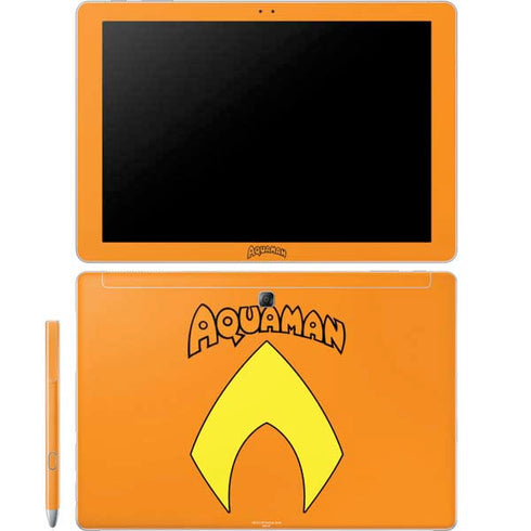 DC Comics Aquaman Classic Logo Galaxy Book 12in Skin