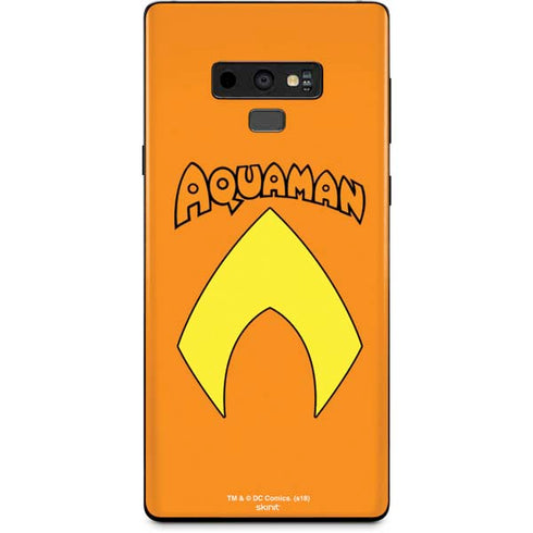 DC Comics Aquaman Classic Logo Galaxy Note 9 Skin