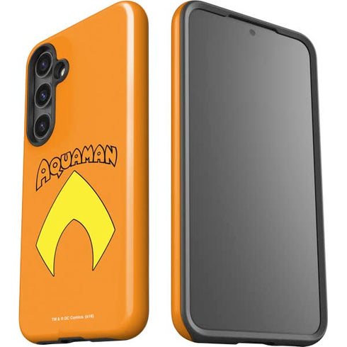DC Comics Aquaman Classic Logo Galaxy S25 Plus Impact Case