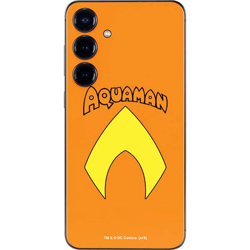 DC Comics Aquaman Classic Logo Galaxy S25 Plus Skin