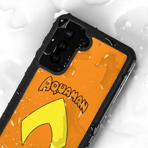 DC Comics Aquaman Classic Logo Galaxy S24 Plus Waterproof Case