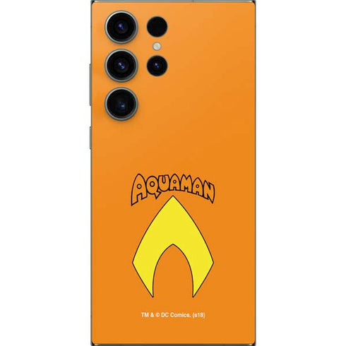 DC Comics Aquaman Classic Logo Galaxy S25 Ultra Skin