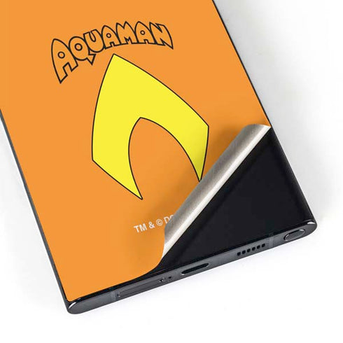 DC Comics Aquaman Classic Logo Galaxy S25 Ultra Skin