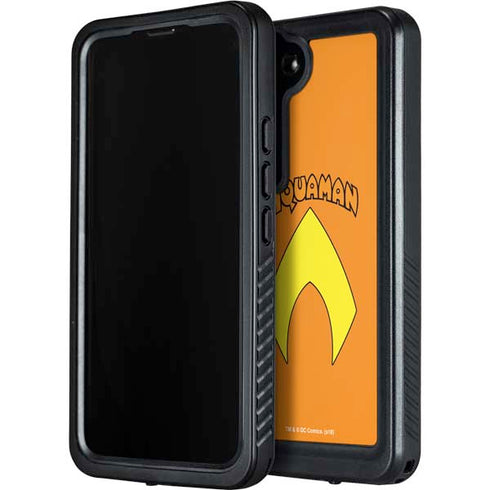 DC Comics Aquaman Classic Logo Galaxy S24 Waterproof Case