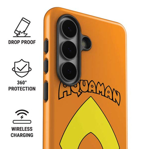 DC Comics Aquaman Classic Logo Galaxy S26 Impact Case