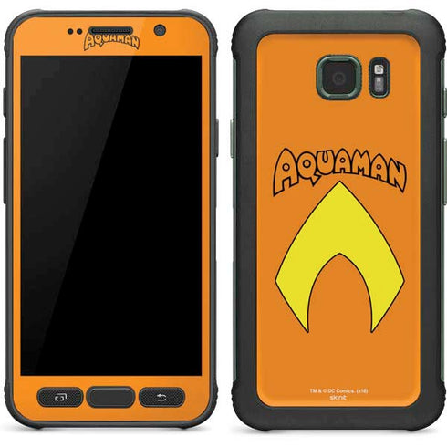 DC Comics Aquaman Classic Logo Galaxy S7 Active Skin