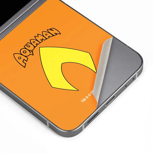 DC Comics Aquaman Classic Logo Galaxy Z Flip6 Skin