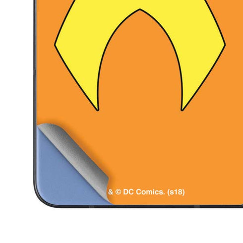 DC Comics Aquaman Classic Logo Galaxy Z Fold5 5G Skin
