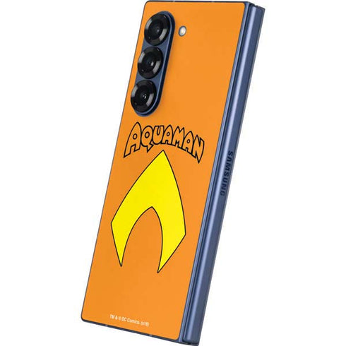 DC Comics Aquaman Classic Logo Galaxy Z Fold6 Skin