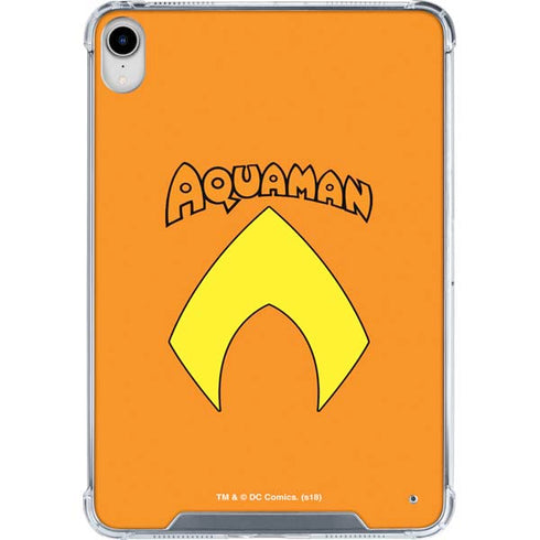 DC Comics Aquaman Classic Logo iPad 11th Gen (2025) Clear Case