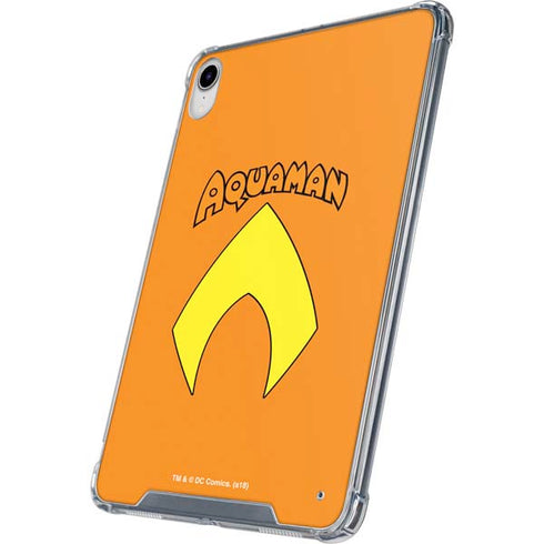 DC Comics Aquaman Classic Logo iPad 11th Gen (2025) Clear Case