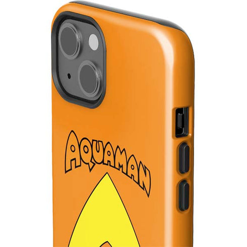 DC Comics Aquaman Classic Logo iPhone 15 Impact Case