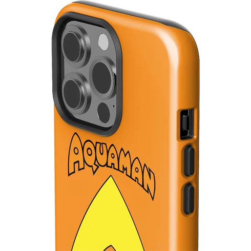 DC Comics Aquaman Classic Logo iPhone 15 Pro Impact Case