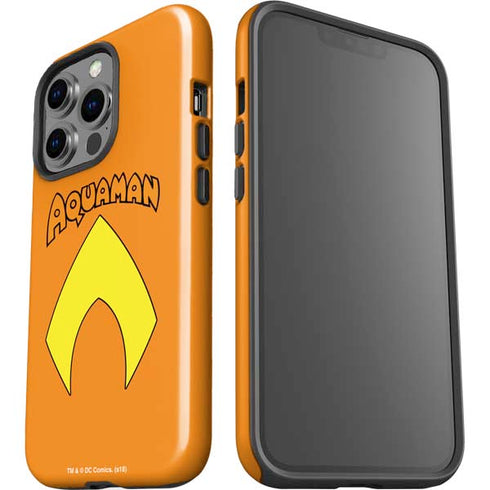 DC Comics Aquaman Classic Logo iPhone 15 Pro Impact Case