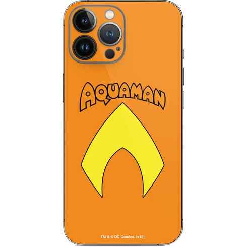 DC Comics Aquaman Classic Logo iPhone 15 Pro Max Skin