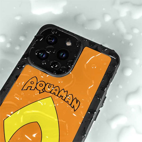 DC Comics Aquaman Classic Logo iPhone 15 Pro Waterproof Case