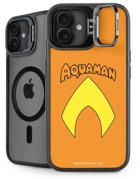 DC Comics Aquaman Classic Logo iPhone 16 Plus Kickstand Case