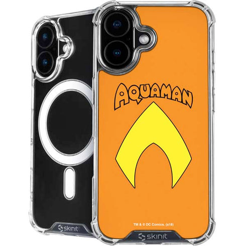 DC Comics Aquaman Classic Logo iPhone 16 Plus MagSafe Case