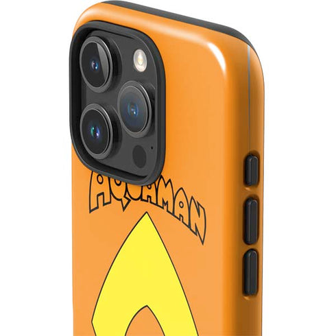 DC Comics Aquaman Classic Logo iPhone 16 Pro Impact Case