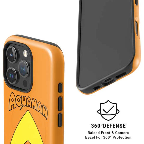 DC Comics Aquaman Classic Logo iPhone 16 Pro Magsafe Impact Case