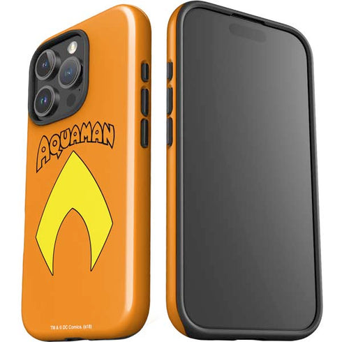 DC Comics Aquaman Classic Logo iPhone 16 Pro Max Impact Case