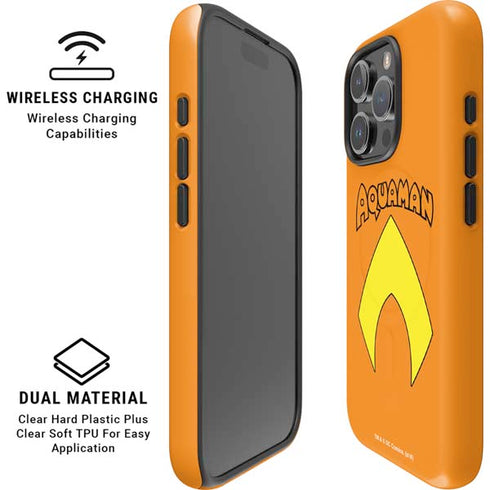 DC Comics Aquaman Classic Logo iPhone 16 Pro Max Magsafe Impact Case