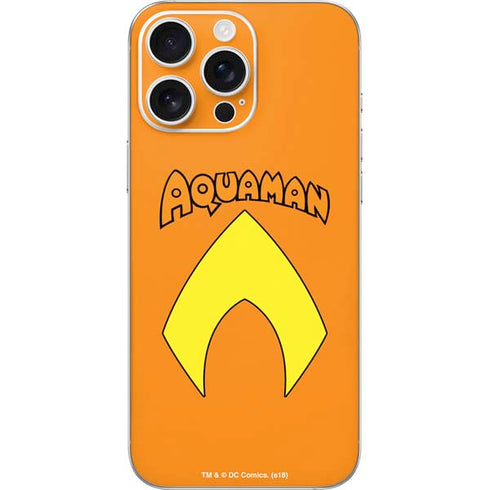 DC Comics Aquaman Classic Logo iPhone 16 Pro Max Skin