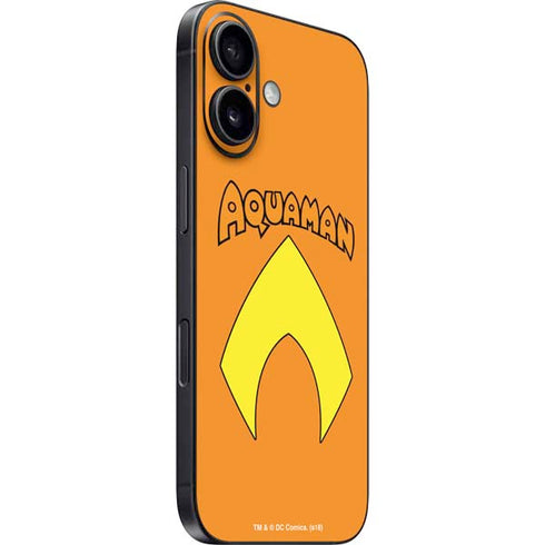 DC Comics Aquaman Classic Logo iPhone 16 Skin