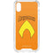 DC Comics Aquaman Classic Logo iPhone XS Clear Case