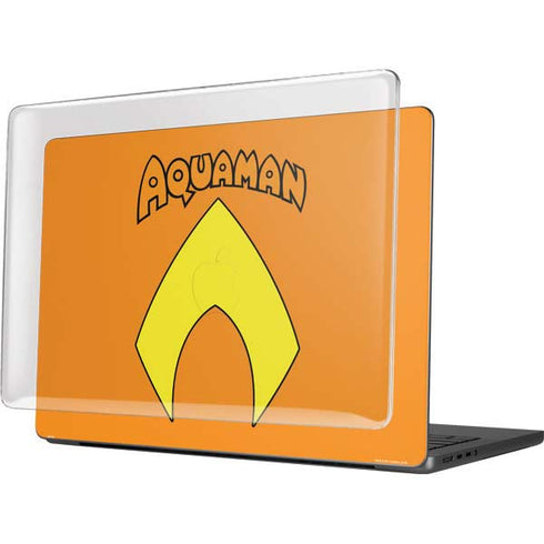 DC Comics Aquaman Classic Logo MacBook Pro 14in (2021-24) Case plus Skin