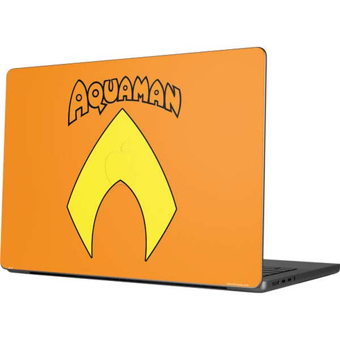 DC Comics Aquaman Classic Logo Apple MacBook Pro 14-inch Skin
