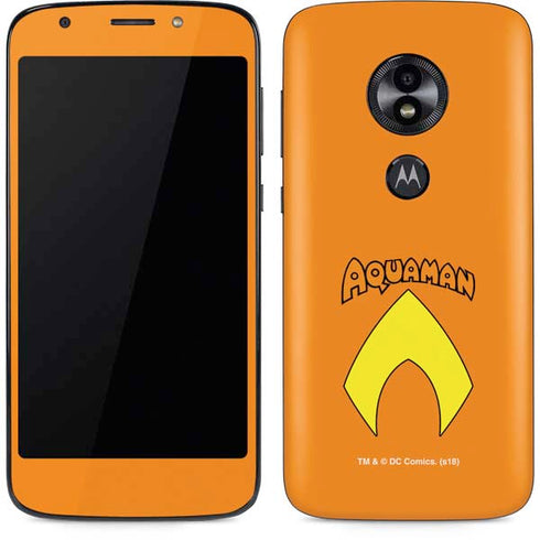 DC Comics Aquaman Classic Logo Moto E5 Play Skin