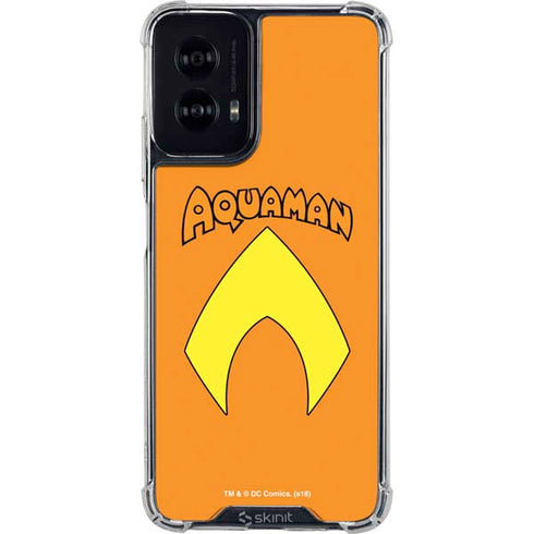 DC Comics Aquaman Classic Logo Moto G Power 5G (2024) Clear Case