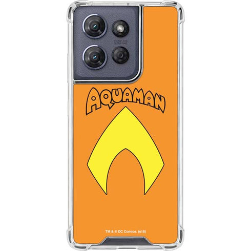 DC Comics Aquaman Classic Logo Moto G Stylus 5G (2025) Clear Case