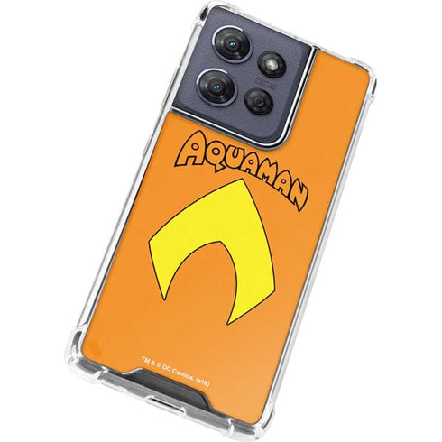 DC Comics Aquaman Classic Logo Moto G Stylus 5G (2025) Clear Case
