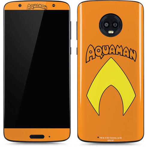 DC Comics Aquaman Classic Logo Moto G6 Skin