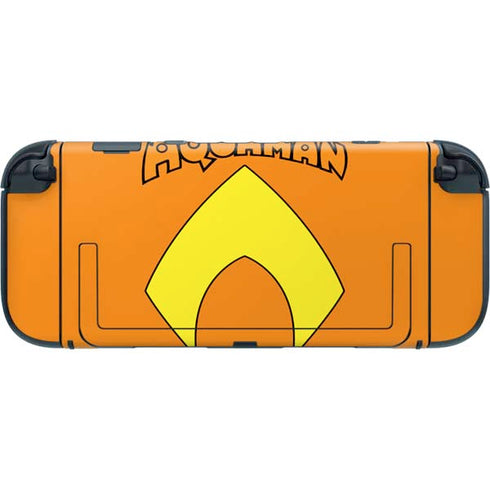 DC Comics Aquaman Classic Logo Nintendo Switch 2 (2025) with Joy-Con Skin