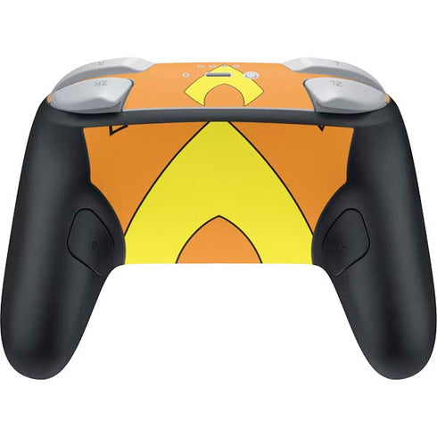 DC Comics Aquaman Classic Logo Nintendo Switch 2 (2025) Pro Controller Skin