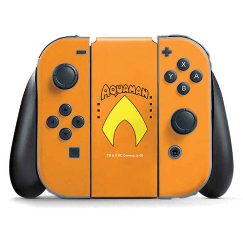 DC Comics Aquaman Classic Logo Nintendo Skins