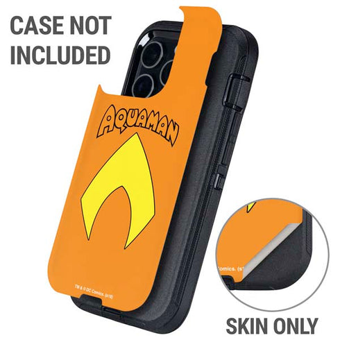 DC Comics Aquaman Classic Logo Otterbox Defender iPhone Skin