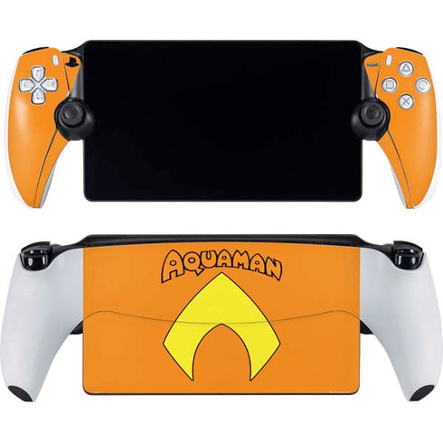 DC Comics Aquaman Classic Logo PlayStation Portal Remote Player Skin