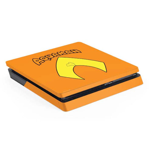 DC Comics Aquaman Classic Logo PS4 Slim Skin