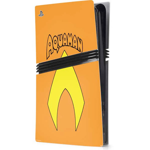 DC Comics Aquaman Classic Logo PlayStation PS5 Skins