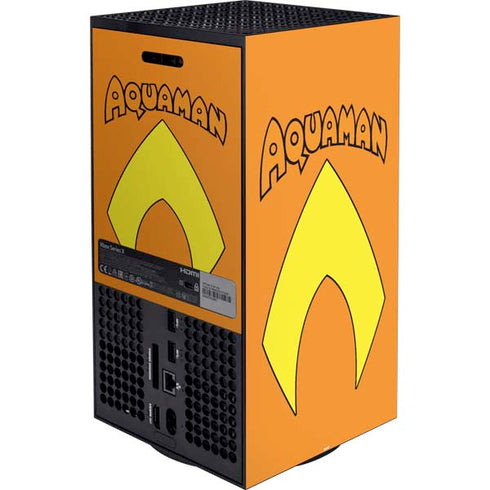 DC Comics Aquaman Classic Logo XBox Series X Digital Edition Bundle Skin