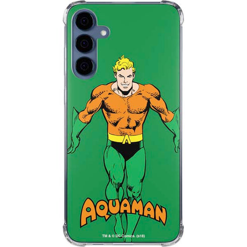 DC Comics Aquaman Classic Art Pose Galaxy A35 5G Clear Case
