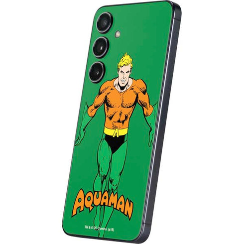 DC Comics Aquaman Classic Art Pose Galaxy S25 Plus Skin