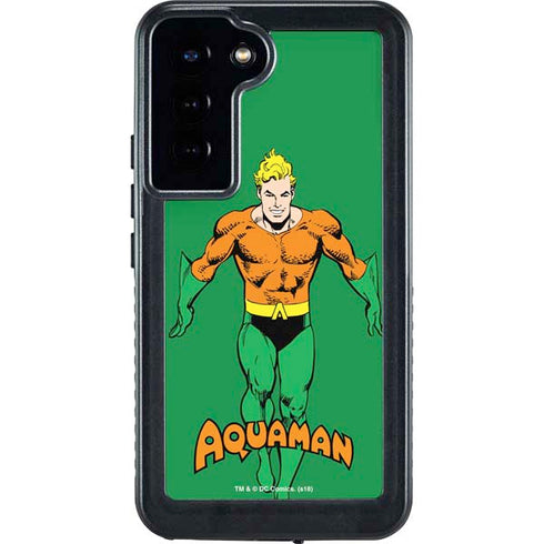 DC Comics Aquaman Classic Art Pose Galaxy S24 Plus Waterproof Case